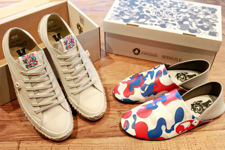 スピングルカンパニー 万博コラボ靴２種発売