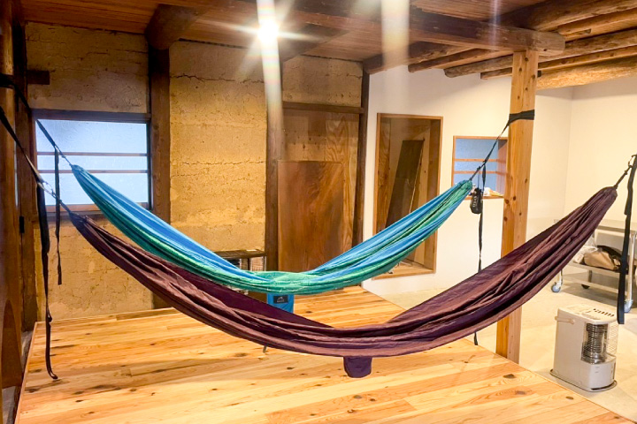 ハンモック専門店 湯来町の古民家改装し県内初開業 初心者や愛好家など幅広く訴求