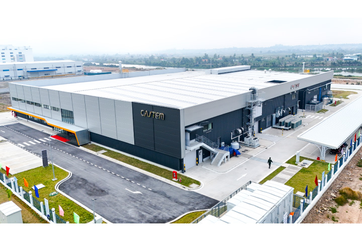 金属部品製造のキャステム　ベトナム工場が完成