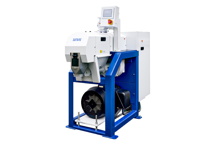 サタケが発売　１０馬力の業務用精米機